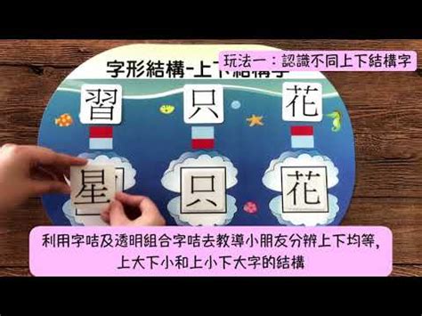 上下結構繁體字|小學學習字詞表